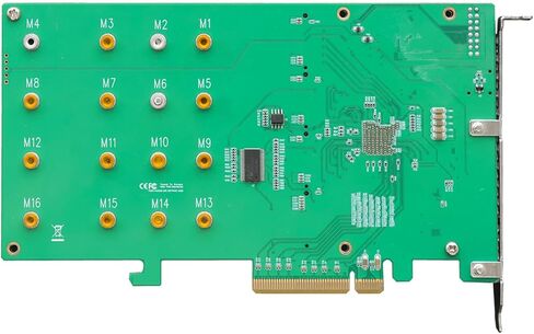 Highpoint SSD7104 PCIe 3.0 x16 4-Port M.2 NVMe RAID Controller in Saudi Arabia
