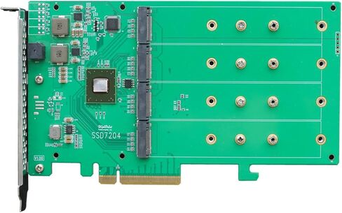 Highpoint SSD7104 PCIe 3.0 x16 4-Port M.2 NVMe RAID Controller in Saudi Arabia