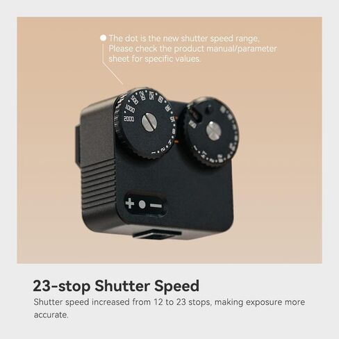 TTartisan Light Meter II, Real-time Metering Tool, Two Dial to Adjust ISO, Aperture and Shutter Speed, Compatible with older Leicas and Similar Rangefinder Cameras in Saudi Arabia