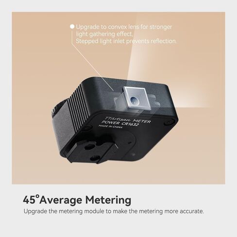 TTartisan Light Meter II, Real-time Metering Tool, Two Dial to Adjust ISO, Aperture and Shutter Speed, Compatible with older Leicas and Similar Rangefinder Cameras in Saudi Arabia