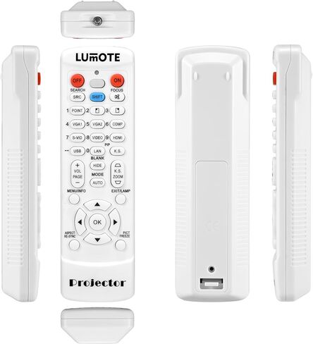Replacement Remote for HITACHI CP-WX3030WN CP-X3030WN CP-X2530WN CP-X990 Projector White in Kuwait