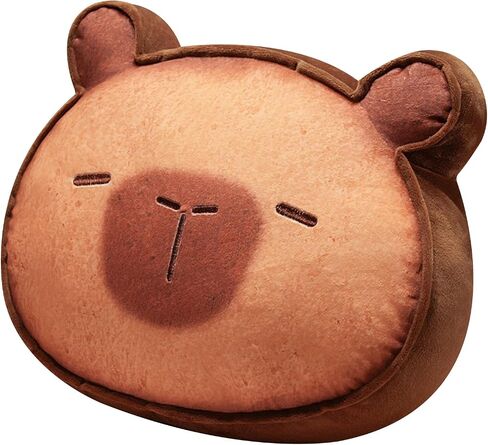 Ditucu Capybara Stuffed Animal Cute Capibara Napping Throw Pillows Soft Cushion Plush Decorative Gifts for Kids Brown 15.7 inch Dark Brown in Saudi Arabia