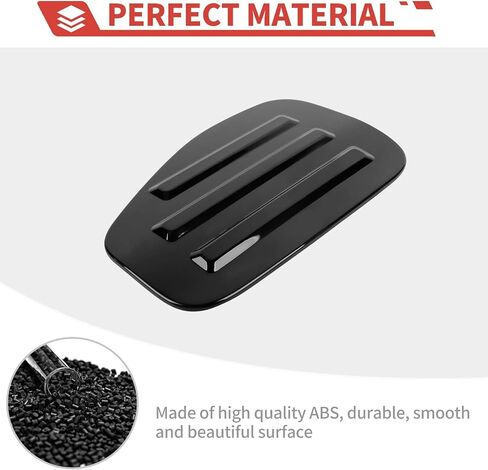 Gas Cap Overlay Fuel Filler Door Cover Exterior Accessories fit for Jeep Gladiator JT 2018+ (Carbon Fiber Grain) in Saudi Arabia