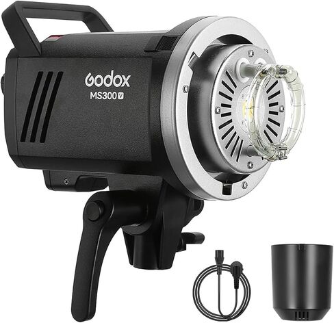 Godox MS300-V Studio Flash (New Update Version of MS300), Compact 300W 2.4G Wireless X System GN58 5600K Monolight with Bowens Mount, 0.1-1.3s Recycle Time, Small and Portable - 110V in Saudi Arabia