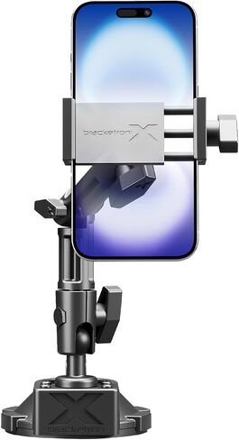 Bracketron HD Tablet Dock PRO Dash and Window Metal Clamp Mount, Universal Tablet Holder for Cars and Trucks, Compatible with Tablets Up to 10 Inches Wide in Saudi Arabia