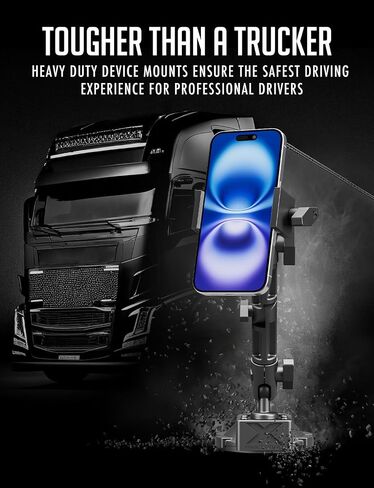 Bracketron HD Tablet Dock PRO Dash and Window Metal Clamp Mount, Universal Tablet Holder for Cars and Trucks, Compatible with Tablets Up to 10 Inches Wide in Saudi Arabia