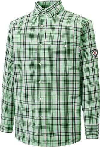 FR Shirts for Men 6.5OZ Welding Shirt Pearl Snap Light Weight Flame Resistant Shirts CAT2/NFPA2112 in Saudi Arabia