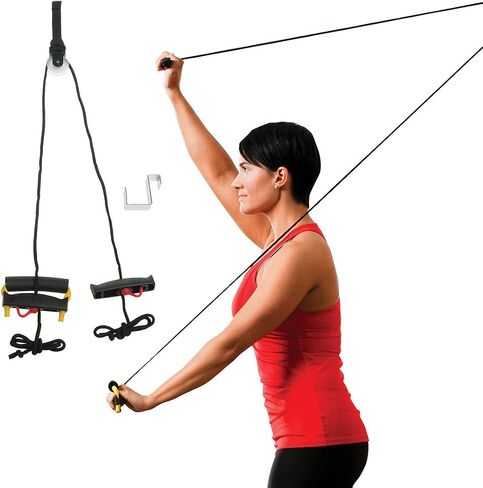 Lifeline Econo Shoulder Pulley, Physical Therapy FSA Pulley System, Over The Door Exercise Pulley for Shoulder Rehab, Home Workout Physical Therapy Equipment in Saudi Arabia