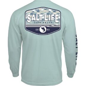 Salt Life Women's Aquatic Journey Fade Long Sleeve Classic Fit Shirt