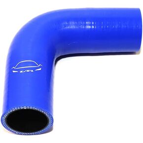 LTI Universal 4-Ply Reinforced High Performance 1.5" ID 90 Degree Elbow Silicone Hose Coupler 38mm(1.5" BLUE)