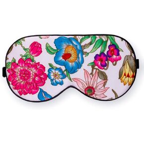 Maxfeel 100% Pure Silk Eye Mask - Sleep Eye Cover in Printed Colors (#11)