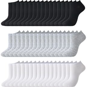 24 Pairs No-Show Socks with Arch Support Ankle Socks Lightweight & Breathable - Perfect for Daily Wear and Sports