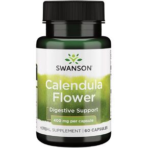 Swanson Full Spectrum Calendula زهرة (Marigold) 400 ملليغرام 60 كبسولة