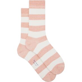 PS Paul Smith Women's Linen Cotton Blend Socks, Pink, One Size