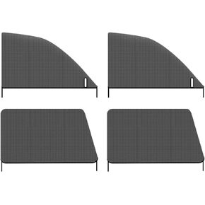 Car Window Covers Side Window Mesh Shade Car Window Screen Automotive Window Sunshades Removable Car Window Tint Car Window Privacy Shades Car Window Sunshade, 79x54cm, Black