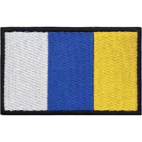 علم جزر الكناري من شارة ARMBARD CIVIL 3.15 "الحديد على التصحيح للملابس