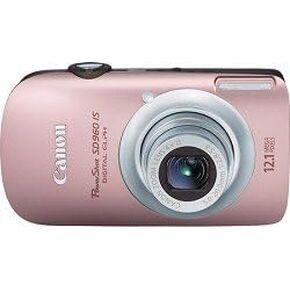 Canon PowerShot SD960IS 12.1 MP Digital Camera with 4x Wide Angle Optical Image Stabilized Zoom and 2.8-inch LCD (Light Blue) in Kuwait