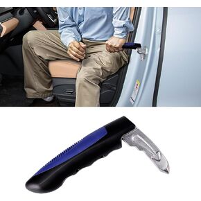 Car Door Handle Assist, Car Assistant Support Handle, Auto Handle Assist for The Elderly and Disabled, Vehicle Handle Insert Door Latch Grab Cane for Getting in and Out of Car (Blue)