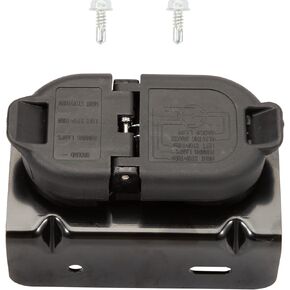 Rear Bumper Trailer Hitch Tow Plug Connector Compatible with 2011-2022 Dodge Ram 1500 2500 3500 Replaces 56055632AC 56055632AB 68573359AA 68014986AB 7-Pin