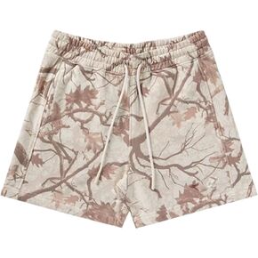 Mens Camo Graphic Print Shorts Workout Cargo Athletic Casual Cool Basketball Drawstring Shorts