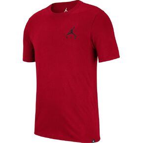 Jordan Sportswear Air Jumpman Men's Athletic Casual T-Shirt Red/Black ah5296-687 (Size 2X)