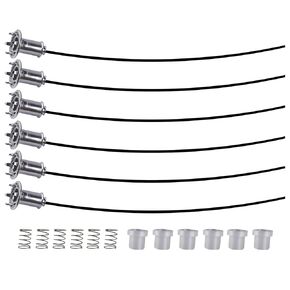 Dash Socket Repair Kits/Gauge Light Socket Repair Kits (6-Piece) Compatible with Size 9mm Light Bulb and 5/8 Size Hole in The Gauge Cluster
