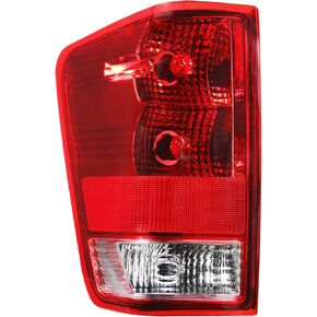 Boine Right Passenger Side Tail Light Compatible With 2004-2015 Nissan Titan Rear Tail Lights Brake Lights 26550ZH225, NI2801161 - Includes Wiring Harness and Bulb (Right Passenger Side)