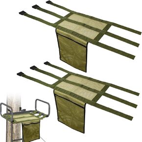 Universal Tree Stand Seat Replacement with Pocket, 16 X 12Inch Lightweight Replacement Treestand Seat with Adjustable Strap Hunting Accessories Fits All Ladder Stand, Works On Climbing Treestands in Saudi Arabia