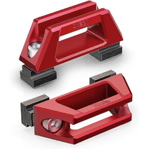 RENO Tie Down Anchors, Aluminum Bed Rail Cleats Compatible with Tacoma Tundra Gladiator Ram 1500 Bed Hooks for Cargo Trailer, Replaces PT278-35160 35050 35100 35111 35112 / PT785-35050-S1 (Black,2pcs)