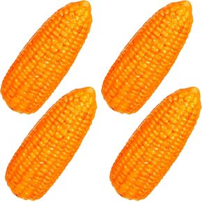 Alipis 4pcs Artificial Corn Props - Realistic Foam Corn for Home Decoration, Party, and Event - Lifelike Decorative Vegetable Ornaments