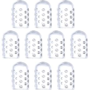 Clear Silicone Toe Protectors, Breathable and Anti-Friction Toe Covers for Enhanced Comfort, Protection, Prevention of Blisters and Irritation During Running, Walking-10PCS