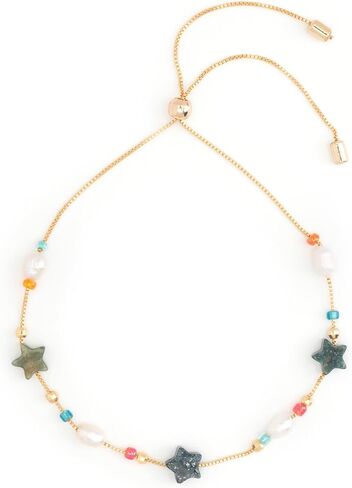 Bolo Bead Brass Station Bracelet -Fits up to 9" Wrist - Choice of Colors in Saudi Arabia