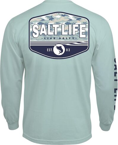 Salt Life Women's Aquatic Journey Fade Long Sleeve Classic Fit Shirt in Saudi Arabia