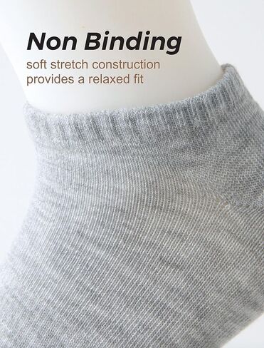 24 Pairs No-Show Socks with Arch Support Ankle Socks Lightweight & Breathable - Perfect for Daily Wear and Sports in Saudi Arabia