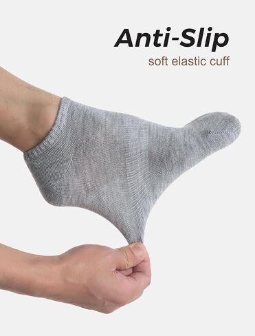 24 Pairs No-Show Socks with Arch Support Ankle Socks Lightweight & Breathable - Perfect for Daily Wear and Sports in Saudi Arabia