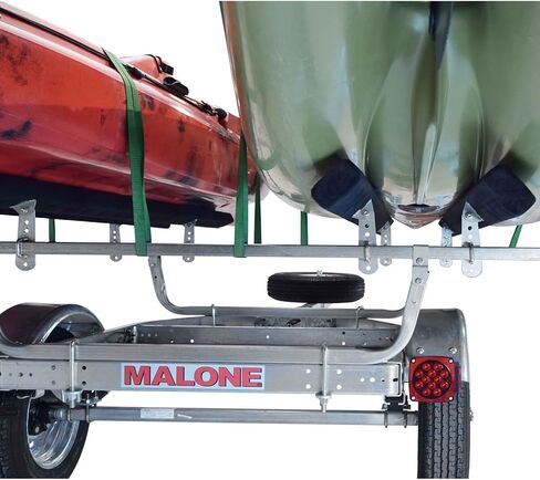 Malone Auto Racks MicroSport 4-Boat FoldAway-J Kayak Trailer Package in Kuwait