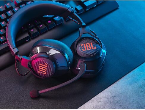 JBL Quantum 610 Wireless 2.4GHz Headset: 40h Battery, 50mm Drivers, PC Gaming and Console Compatible, Black, Medium in Saudi Arabia