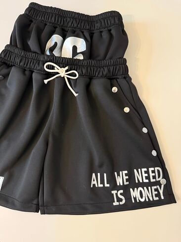 Men's Y2K Graphic Drawstring Shorts Double Waisted Gothic Grunge Vintage Hip-Hop Casual Streetwear Short Pants in Saudi Arabia