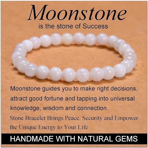 Carnelian Bracelet - Stone of Luck,Stretch Natural Stone Crystal Beads Jewelry Gifts for Women Men Unisex in Saudi Arabia
