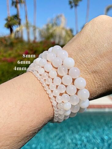 Carnelian Bracelet - Stone of Luck,Stretch Natural Stone Crystal Beads Jewelry Gifts for Women Men Unisex in Saudi Arabia