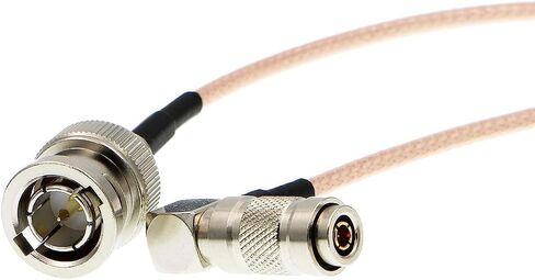 Uonecn Right Angle DIN 1.0/2.3 Mini BNC to RG179 Right Angle BNC Coaxial Cable Video Cable for Blackmagic HyperDeck Shuttle 75ohm in Kuwait