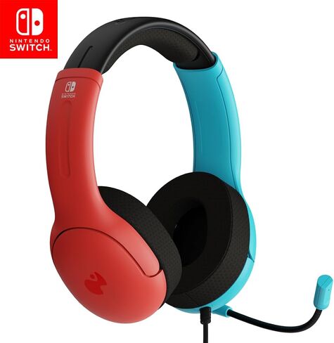سماعة رأس ستيريو PDP Gaming LVL40 مع ميكروفون لجهاز Nintendo Switch - الكمبيوتر الشخصي، iPad، Mac، متوافق مع الكمبيوتر المحمول - ميكروفون عازل للضوضاء، خفيفة الوزن، مريحة وناعمة على الأذن، مقبس 3.5 ملم - أسود in Kuwait