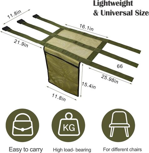 Universal Tree Stand Seat Replacement with Pocket, 16 X 12Inch Lightweight Replacement Treestand Seat with Adjustable Strap Hunting Accessories Fits All Ladder Stand, Works On Climbing Treestands in Saudi Arabia