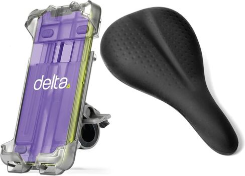 جراب Delta Smart Phone Cell Bike Motorbike Motorcycle Holder Caddy Mount لهاتف iPhone Android Samsung HTC مقاوم للماء X-Large اسود in Kuwait