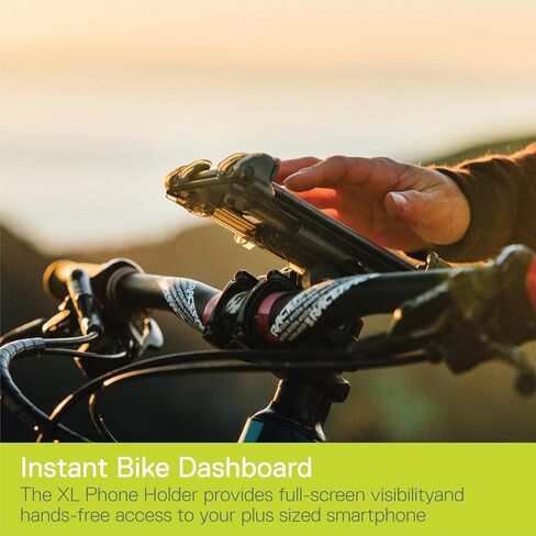 جراب Delta Smart Phone Cell Bike Motorbike Motorcycle Holder Caddy Mount لهاتف iPhone Android Samsung HTC مقاوم للماء X-Large اسود in Kuwait