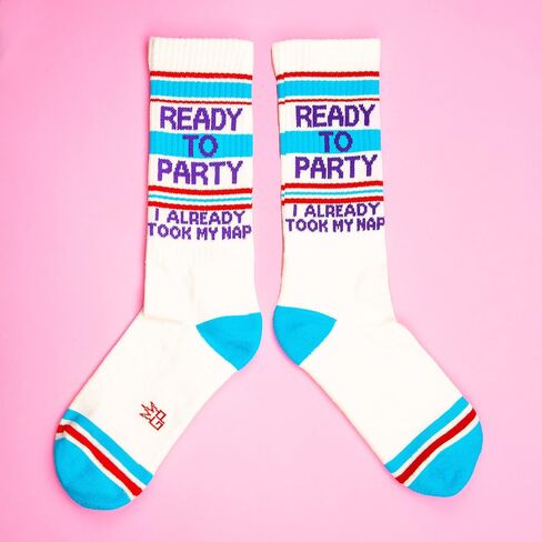 Gumball Poodle Novelty Gift Socks for Men, Women and Teens, Cool Crew Socks (Made in the USA) in Kuwait