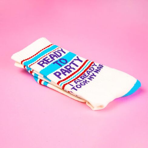 Gumball Poodle Novelty Gift Socks for Men, Women and Teens, Cool Crew Socks (Made in the USA) in Kuwait
