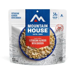 Mountain House Fettuccine Alfredo with Chicken | Freeze Dried Backpacking & Camping Food | 2-Servings