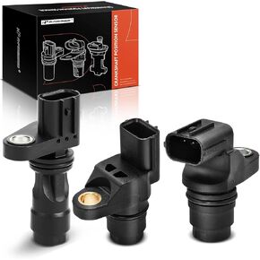 A-Premium 3-PC محرك عمود الحدبات مستشعر موضع العمود المهمل متوافق مع Honda CR-V CRV 2007-2009 ، Civic 2006-2011 & Acura CSX 2006-2009 ، 2.0L 2.4L ، استبدل# 37500PNA003 ، 37510PNA003