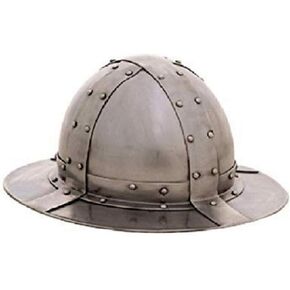 Tezas Medieval Ancient 18 Gauge Kettle Hat Helmet